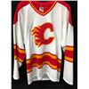 Image 1 : CALGARY FLAMES HOCKEY JERSEY (SIZE SMALL)