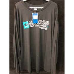 SAN JOSE SHARKS COTTON SWEATSHIRT (SIZE XXL)