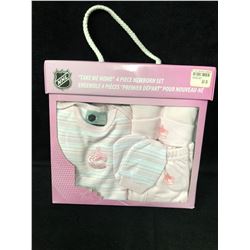 NHL "TAKE ME HOME" 4 PIECE NEWBORN SET (VANCOUVER CANUCKS)