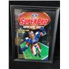 Image 1 : NFL SUPER PRO SUPER BOWL SPECIAL COLLECTOR'S ITEM! FIRST EDITION (MARVEL COMICS) *FRAMED*