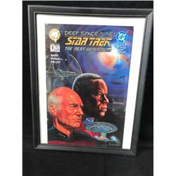 DEEP SPACE NINE STAR TREK THE NEXT GENERATION #1 (DC COMICS) *FRAMED*