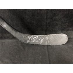 ALEX BURROWS SIGNED GAME USED HOCKEY STICK