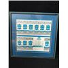 Image 1 : 1989 SEATTLE SEAHAWKS FOOTBALL UNCUT SEASON TICKETS (FRAMED)