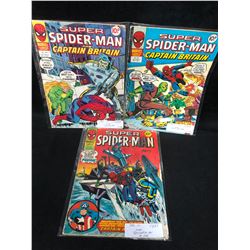 VINTAGE BRITISH SUPER SPIDER-MAN COMIC BOOK LOT (MARVEL COMICS)