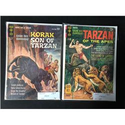 1960'S GOLD KEY COMIC BOOK LOT (KORAK SON OF TARZAN #4/ TARZAN OF THE APES #187)