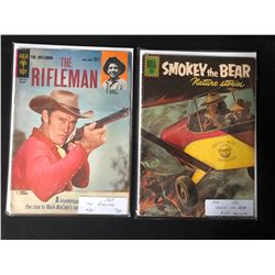 1960'S COMIC BOOK LOT (THE RIFLEMAN #20/ SMOKEY THE BEAR #1214)