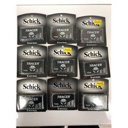 SCHICK TRACER SHAVING BLADES LOT