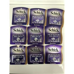 SCHICK SILK EFFECTS SHAVING BLADES LOT
