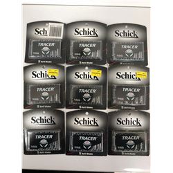 SCHICK TRACER SHAVING BLADES LOT