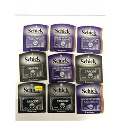 SCHICK SHAVING BLADES LOT