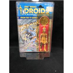 VINTAGE STAR WARS DROIDS THE ADVENTURES OF R2-D2 AND C-3PO ACTION FIGURE "KEZ-IBAN" (KENNER)