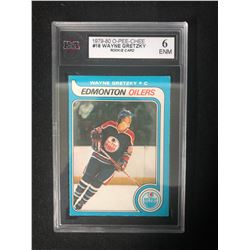 1979-80 O-PEE-CHEE #18 WAYNE GRETZKY ROOKIE CARD (6 ENM)