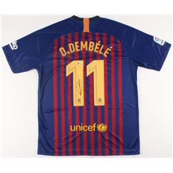 Ousmane Dembele Signed Barcelona Jersey (Beckett COA)