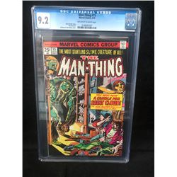 MAN-THING #15 (MARVEL COMICS)  9.2 CGC UNIVERSAL GRADE