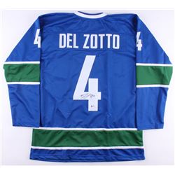 Michael Del Zotto Signed Canucks Jersey (Beckett COA)