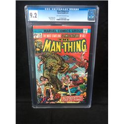 1975 MAN-THING #14 (MARVEL COMICS)  9.2 CGC UNIVERSAL GRADE