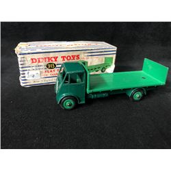 DINKY TOYS #913 GUY FLAT TRUCK w/ TAILBOARD & CHASSIS (ORIGINAL BOX)