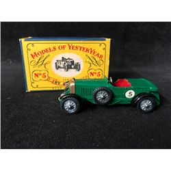 LESNEY 1929 BENTLEY 4 1/2 LITRE - #5 - DIECAST - MODELS OF YESTERYEAR