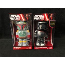 STAR WARS TIN WIND-UP TOYS (BOBA FETT/ CAPTAIN PHASMA)
