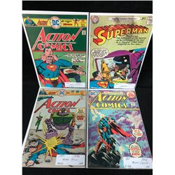1970'S COMIC BOOK LOT (SUPERMAN/ ACTION COMICS...)