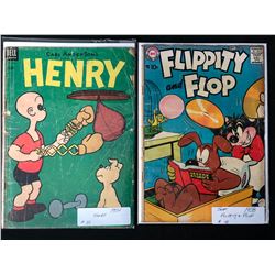 1950'S COMIC BOOK LOT (FLIPPITY & FLOP/ HENRY)