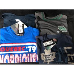 NHL FOOTBALL T-SHIRTS LOT (VARIOUS SIZES) *BRAND NEW W/ TAGS*