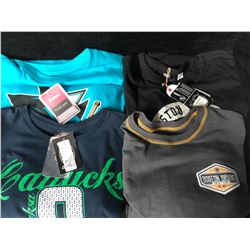 NHL FOOTBALL T-SHIRTS LOT (VARIOUS SIZES) *BRAND NEW W/ TAGS*