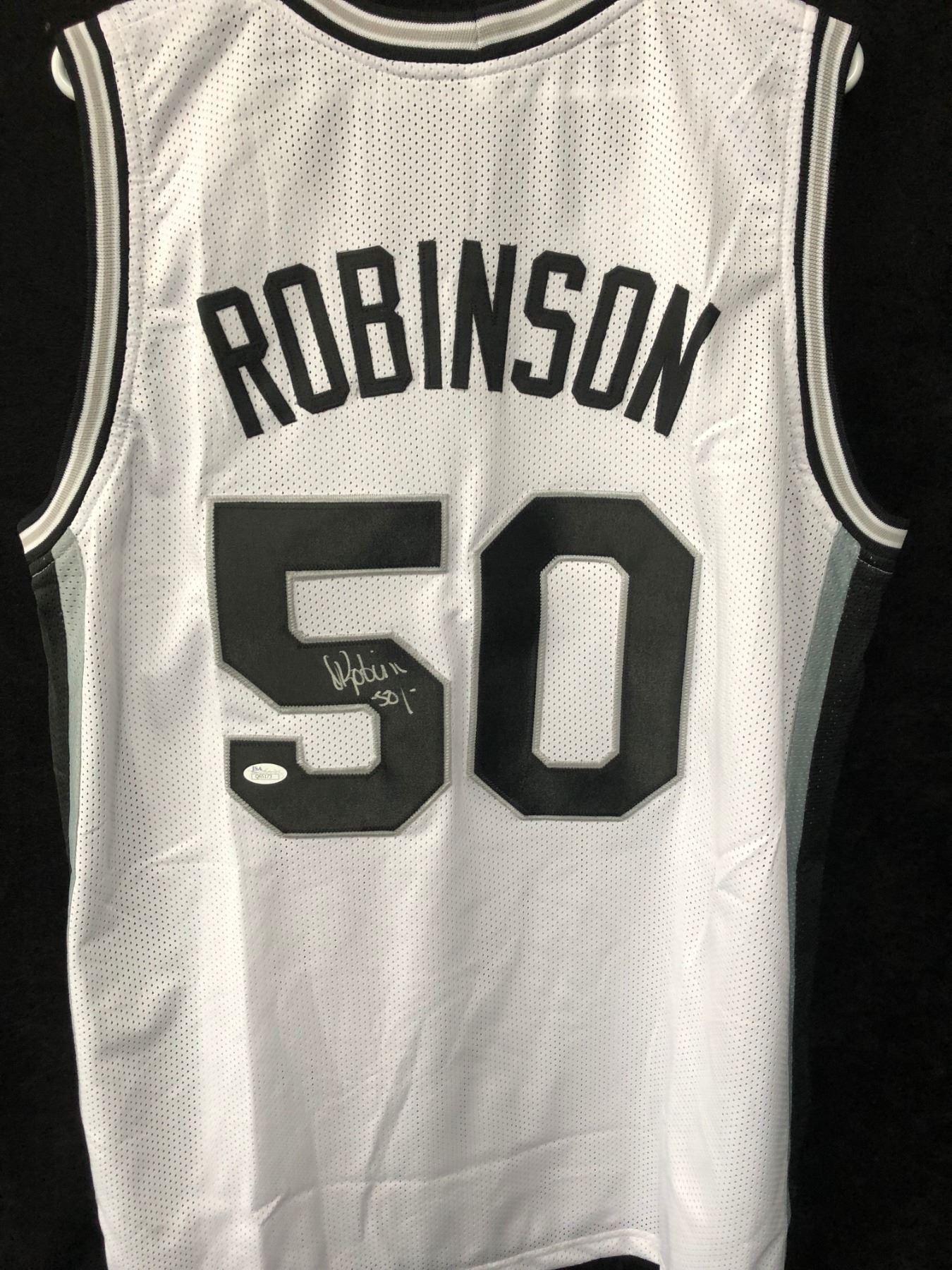 david robinson autographed jersey