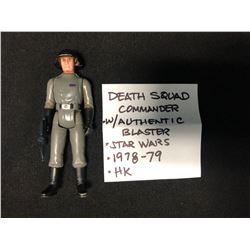 1978-79 DEATH SQUAD COMMANDER W/ AUTHENTIC BLASTER "STAR WARS" HK
