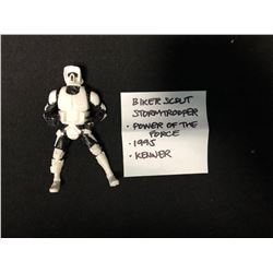 1995 BIKER SCOUT STORMTROOPER -POWER OF THE FORCE-