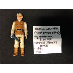 1980 REBEL SOLDIER (HOTH BATTLE GEAR) W/ AUTHENTIC BLASTER "EMPIRE STRIKES BACK" HK