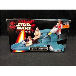 STAR WARS EPISODE 1 FLASH SPEEDER W/ LAUNCHING LASER CANNON