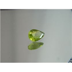 GEMSTONE - PERIDOT - PEAR FACETED - 6.9 X 5.1 X 2.7mm