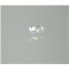 Image 2 : GEMSTONE - WHITE TOPAZ - ROUND FACETED - 2 TTL - AVERAGE 2.5mm DIAM