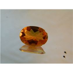 GEMSTONE - FIRE OPAL - OVAL FACETTED - 14.0 X 10.0 X 5.5mm