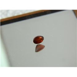 GEMSTONE - GARNET - OVAL FACETED - 5.7 X 3.9 X 2.5mm - as-is