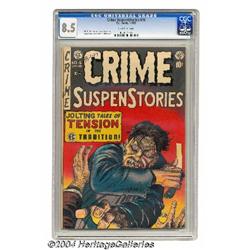 Crime SuspenStories #16 (EC, 1953) CGC VF+ 8.5 Off-white pages.