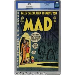 Mad #1 Northford pedigree (EC, 1952) CGC VF+ 8.5 Light tan to off-white pages.