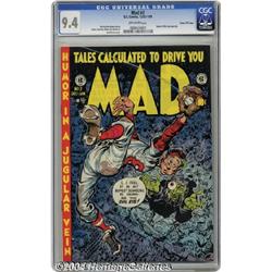 Mad #2 Gaines File Pedigree (EC, 1952) CGC NM 9.4 Off-white pages.