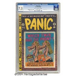 Panic #4 (EC, 1954) CGC VF- 7.5 Off-white to white pages.