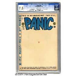 Panic #6 (EC, 1955) CGC VF- 7.5 Off-white pages.