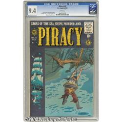 Piracy #5 (EC, 1955) CGC NM 9.4 White pages.