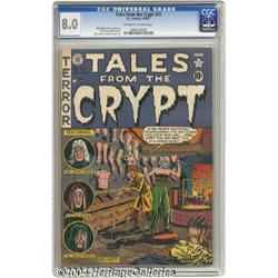 Tales From the Crypt #25 (EC, 1951) CGC VF 8.0 Off-white to white pages.