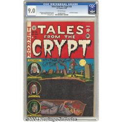 Tales From the Crypt #28 (EC, 1952) CGC VF/NM 9.0 Off-white pages.