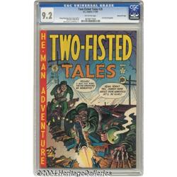 Two-Fisted Tales #25 Gaines File pedigree 3/10 (EC, 1952) CGC NM- 9.2 Off-white pages.