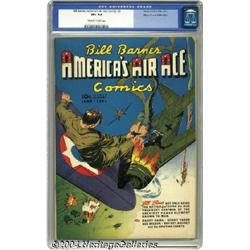 Bill Barnes Comics #3 Mile High pedigree (Street & Smith, 1941) CGC VF+ 8.5 Off-white to white pages