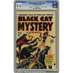 Black Cat Mystery #30 File Copy (Harvey, 1951) CGC NM+ 9.6 Cream to off-white pages.