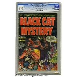 Black Cat Mystery #36 File Copy (Harvey, 1952) CGC VF/NM 9.0 Cream to off-white pages.