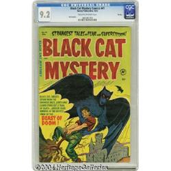 Black Cat Mystery #41 File Copy (Harvey, 1952) CGC NM- 9.2 Cream to off-white pages.
