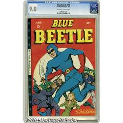 Blue Beetle #45 (Fox Features Syndicate, 1947) CGC VF/NM 9.0 Off-white to white pages.